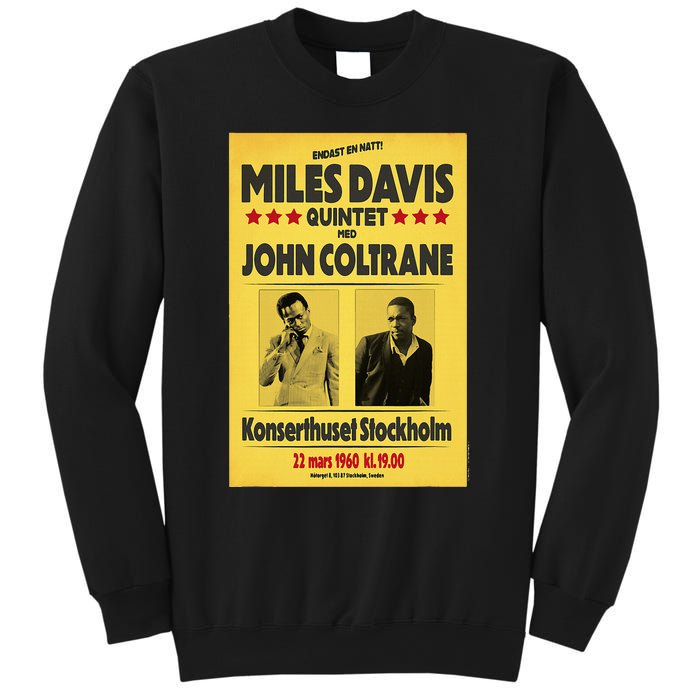 Miles D.Avis Quintet And John Coltrane Stockholm 1960 Sweatshirt