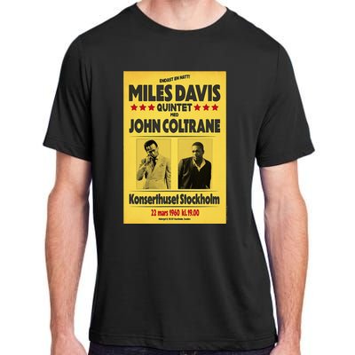 Miles D.Avis Quintet And John Coltrane Stockholm 1960 Adult ChromaSoft Performance T-Shirt