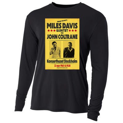 Miles D.Avis Quintet And John Coltrane Stockholm 1960 Cooling Performance Long Sleeve Crew