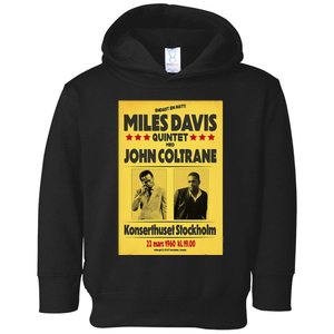 Miles D.Avis Quintet And John Coltrane Stockholm 1960 Toddler Hoodie