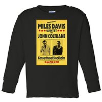 Miles D.Avis Quintet And John Coltrane Stockholm 1960 Toddler Long Sleeve Shirt