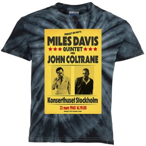 Miles D.Avis Quintet And John Coltrane Stockholm 1960 Kids Tie-Dye T-Shirt