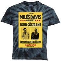 Miles D.Avis Quintet And John Coltrane Stockholm 1960 Kids Tie-Dye T-Shirt