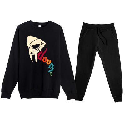 MF Doom Retro Premium Crewneck Sweatsuit Set