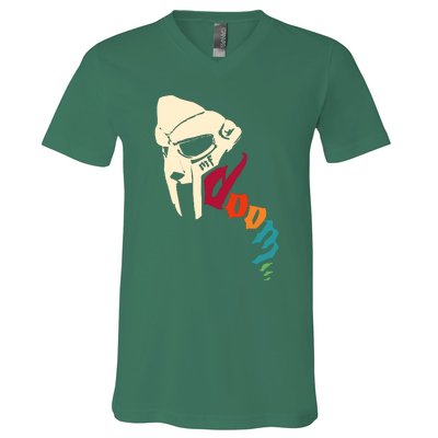 MF Doom Retro V-Neck T-Shirt