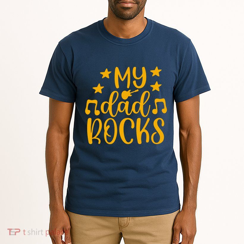 My Dad Rocks Musicial Tall T-Shirt