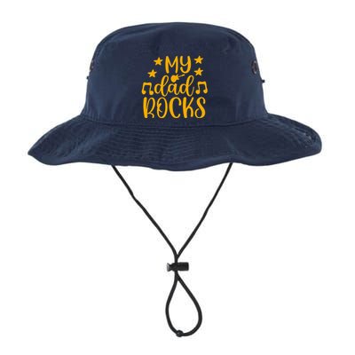 My Dad Rocks Musicial Bucket Hat