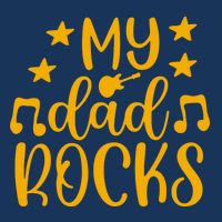 My Dad Rocks Musicial Youth Performance Sprint T-Shirt