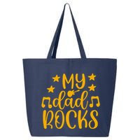 My Dad Rocks Musicial 25L Jumbo Tote