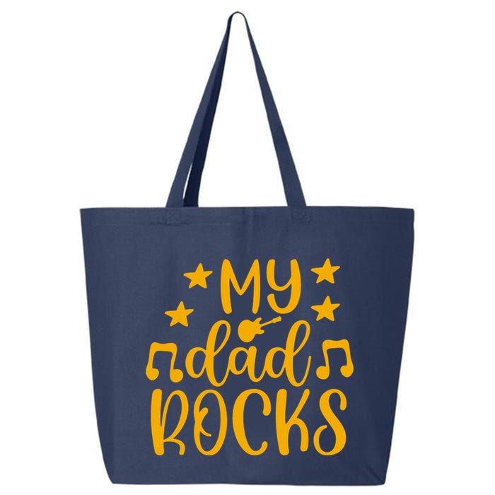My Dad Rocks Musicial 25L Jumbo Tote