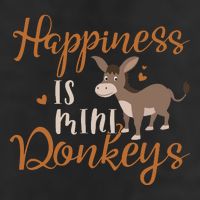 Miniature Donkeys Rancher Farmer Mini Donkey Lover Gift Cool Comfort Performance Bucket Hat