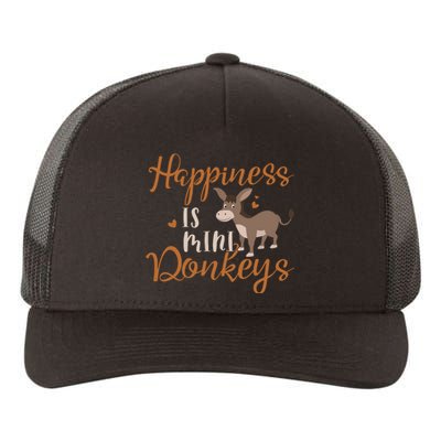 Miniature Donkeys Rancher Farmer Mini Donkey Lover Gift Yupoong Adult 5-Panel Trucker Hat