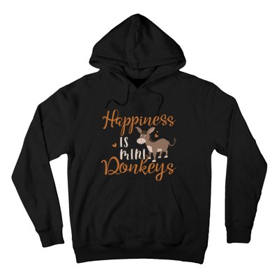 Miniature Donkeys Rancher Farmer Mini Donkey Lover Gift Hoodie