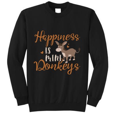 Miniature Donkeys Rancher Farmer Mini Donkey Lover Gift Sweatshirt