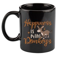 Miniature Donkeys Rancher Farmer Mini Donkey Lover Gift 11oz C Handle Ceramic Mug