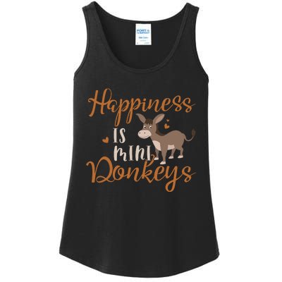 Miniature Donkeys Rancher Farmer Mini Donkey Lover Gift Ladies Essential Tank