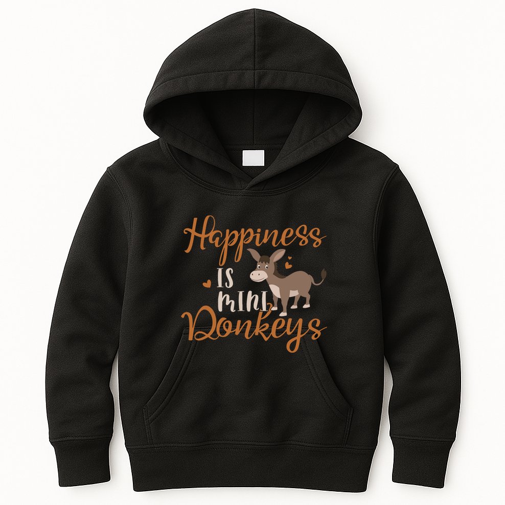 Miniature Donkeys Rancher Farmer Mini Donkey Lover Gift Kids Hoodie