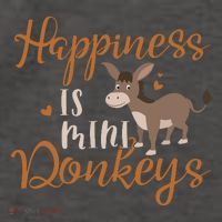 Miniature Donkeys Rancher Farmer Mini Donkey Lover Gift Vector Backpack