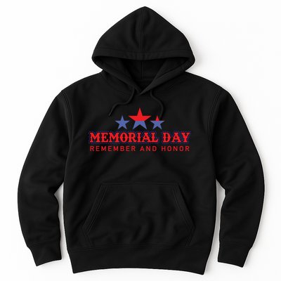 Memorial Day Remember And Honor Gift Hoodie