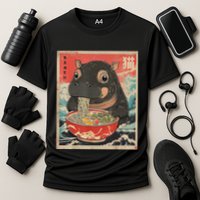 Moo Deng Ramen Japanese Vintage Moo Deng Japanese Noodles Performance Shirt