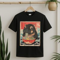 Moo Deng Ramen Japanese Vintage Moo Deng Japanese Noodles T-Shirt