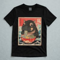 Moo Deng Ramen Japanese Vintage Moo Deng Japanese Noodles T-Shirt