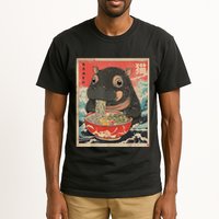 Moo Deng Ramen Japanese Vintage Moo Deng Japanese Noodles Tall T-Shirt
