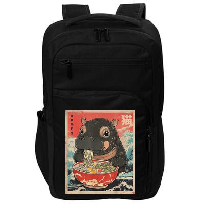 Moo Deng Ramen Japanese Vintage Moo Deng Japanese Noodles Impact Tech Backpack