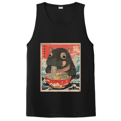 Moo Deng Ramen Japanese Vintage Moo Deng Japanese Noodles PosiCharge Competitor Tank
