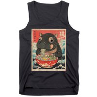Moo Deng Ramen Japanese Vintage Moo Deng Japanese Noodles Tank Top