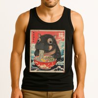 Moo Deng Ramen Japanese Vintage Moo Deng Japanese Noodles Tank Top