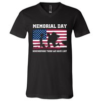 Memorial Day Remember V-Neck T-Shirt