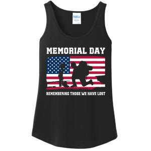 Memorial Day Remember Ladies Essential Tank