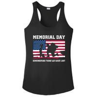 Memorial Day Remember Ladies PosiCharge Competitor Racerback Tank