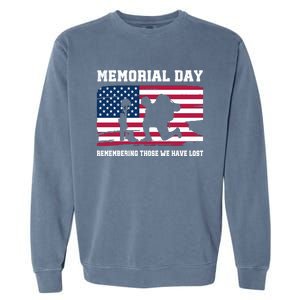 Memorial Day Remember Garment-Dyed Sweatshirt