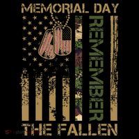 Memorial Day Remember The Fallen Veteran Military Vintage Tall T-Shirt