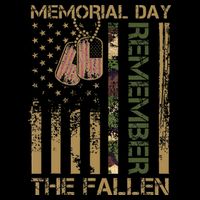 Memorial Day Remember The Fallen Veteran Military Vintage Womens Tank Top