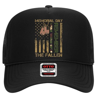 Memorial Day Remember The Fallen Veteran Military Vintage Trucker Hat