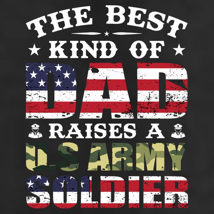 Military Dad Raised A U.S Army Soldier Cool Comfort Performance Bucket Hat