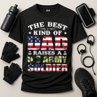 Military Dad Raised A U.S Army Soldier Cooling Performance Crew T-Shirt