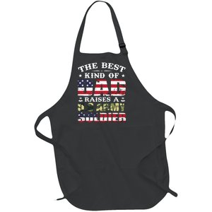 Military Dad Raised A U.S Army Soldier Full-Length Apron With Pockets