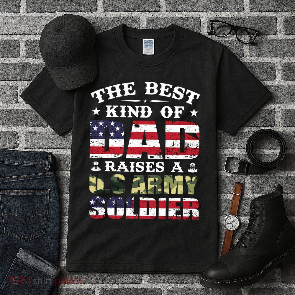 Military Dad Raised A U.S Army Soldier Tall T-Shirt