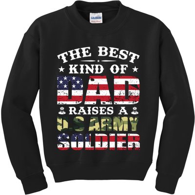 Military Dad Raised A U.S Army Soldier Kids Sweatshirt