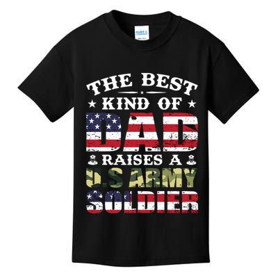 Military Dad Raised A U.S Army Soldier Kids T-Shirt