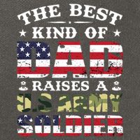 Military Dad Raised A U.S Army Soldier Cotton Canvas Backpack