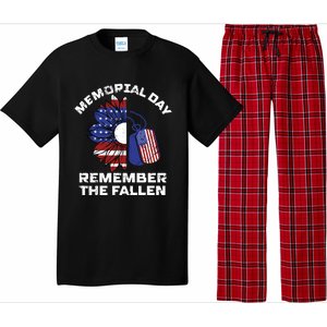 Memorial Day Remember The Fallen Honor Those Who Served Cute Gift Pajama Set