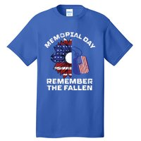 Memorial Day Remember The Fallen Honor Those Who Served Cute Gift Tall T-Shirt