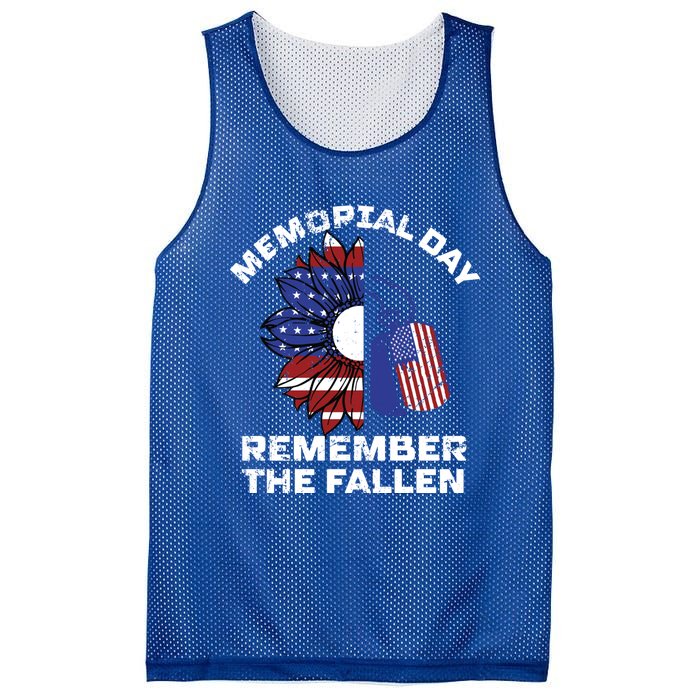 Memorial Day Remember The Fallen Honor Those Who Served Cute Gift Mesh Reversible Basketball Jersey Tank