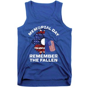 Memorial Day Remember The Fallen Honor Those Who Served Cute Gift Tank Top