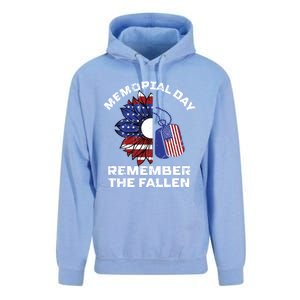 Memorial Day Remember The Fallen Honor Those Who Served Cute Gift Unisex Surf Hoodie